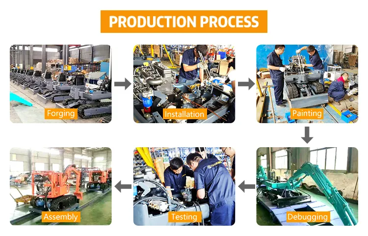 0.8 Ton Fw10A Hydraulic Backhoe Digger Rubber Crawler Belt Track Mini and Small Excavators for Sale