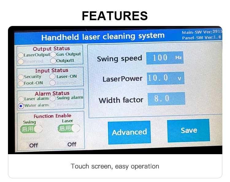 1000W Laser Rust Cleaner Handheld Laser Remover for Rust Paint Cleaning