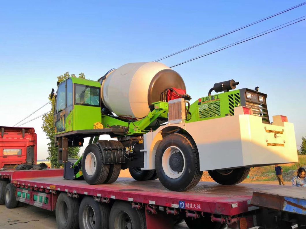 116HP 85kw 3.5m³ Mini Small Mobile Self Loading Concrete Mixer Truck Prices for Sale