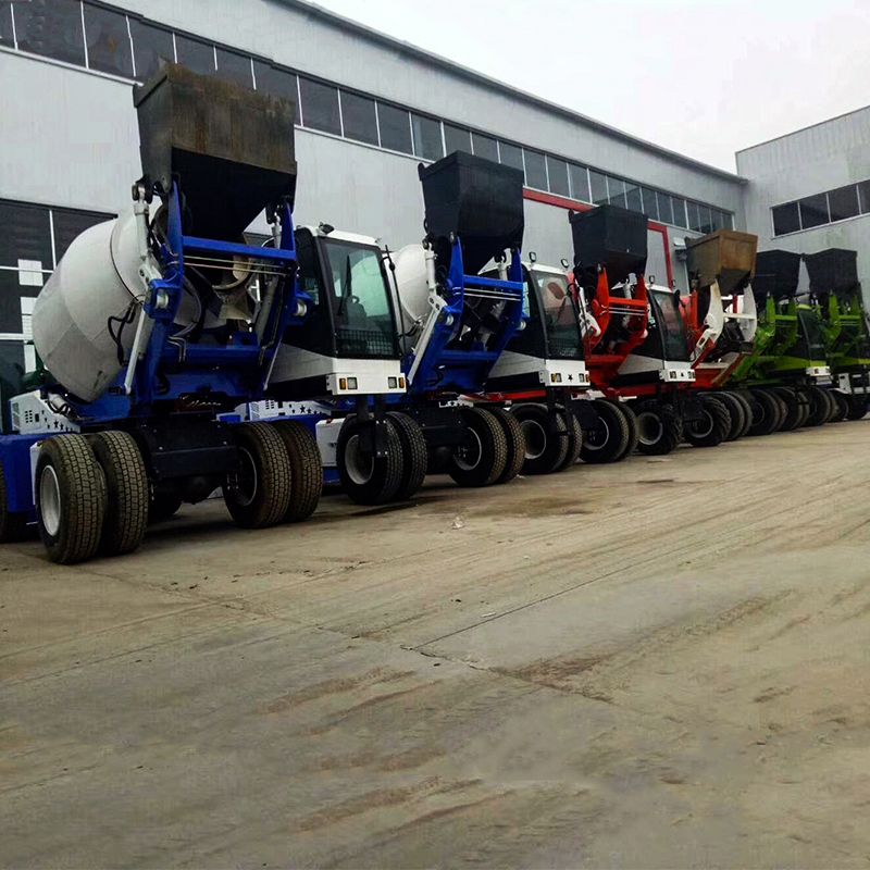 116HP 85kw 3.5m³ Mini Small Mobile Self Loading Concrete Mixer Truck Prices for Sale