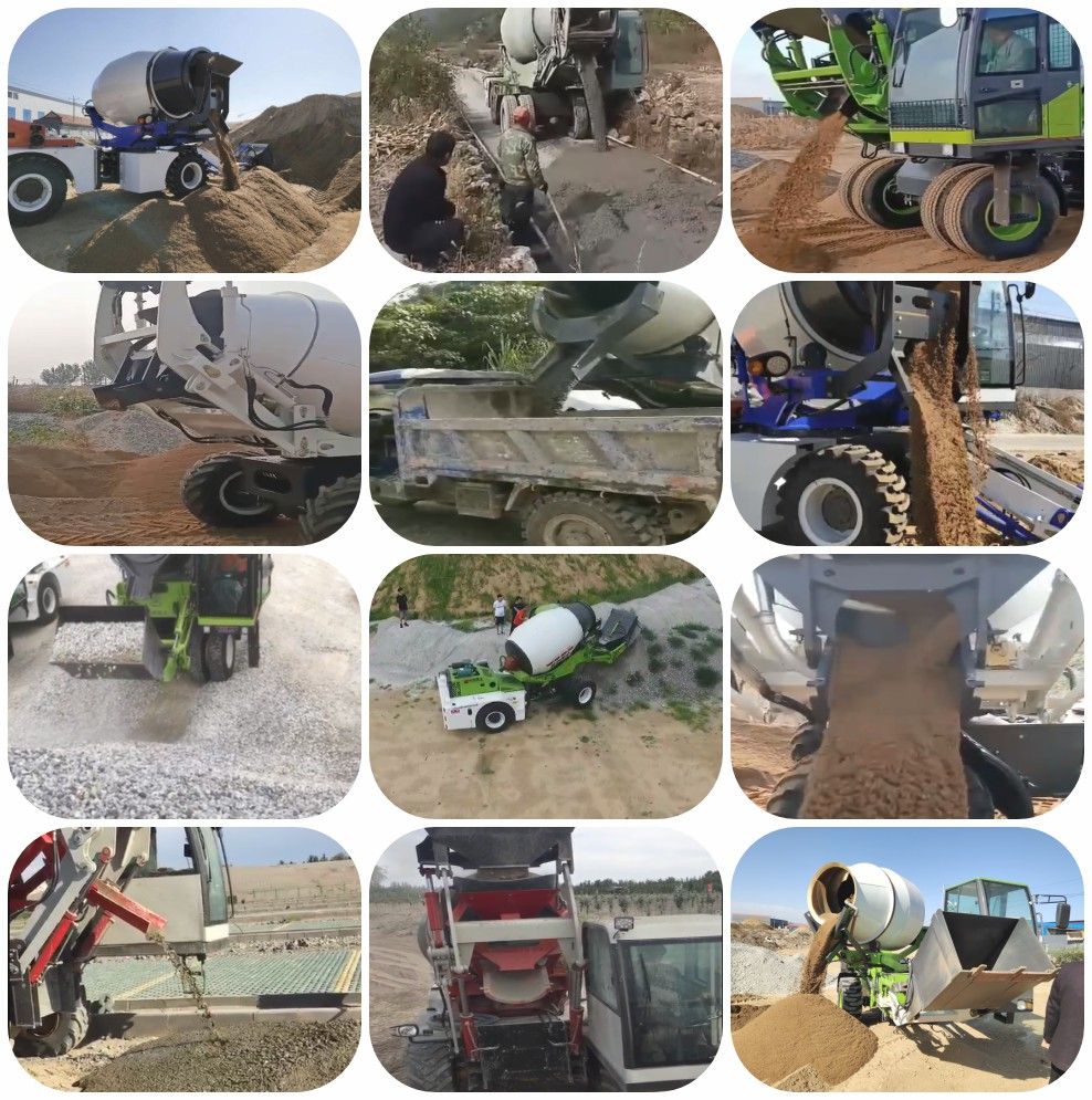 116HP 85kw 3.5m³ Mini Small Mobile Self Loading Concrete Mixer Truck Prices for Sale