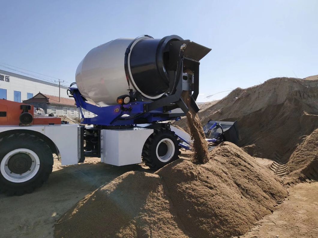 116HP 85kw 3.5m³ Mini Small Mobile Self Loading Concrete Mixer Truck Prices for Sale