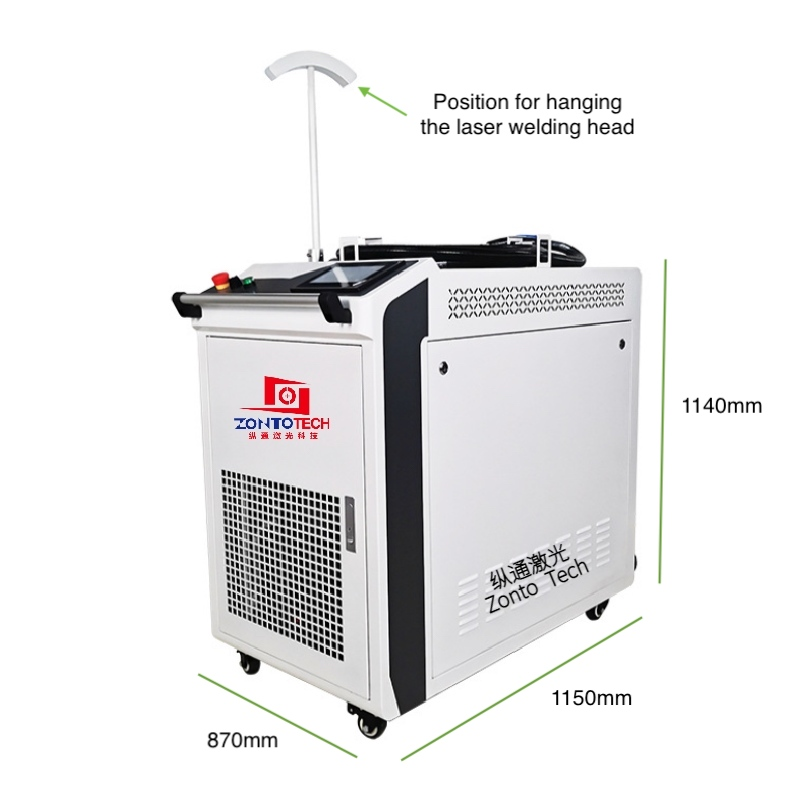 12 Months Warranty Welding Machine 1000W 1500W Laser Welder Stainless Steel Carbon Steel Aluminum CNC Laser Welding Machine with Competitive Price