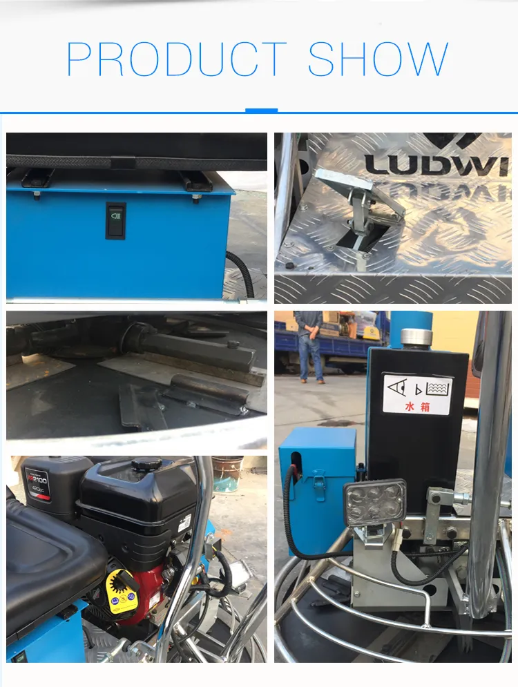 1500mm Working Diameter Ride-on Trowels with B&S Gasoline Engine