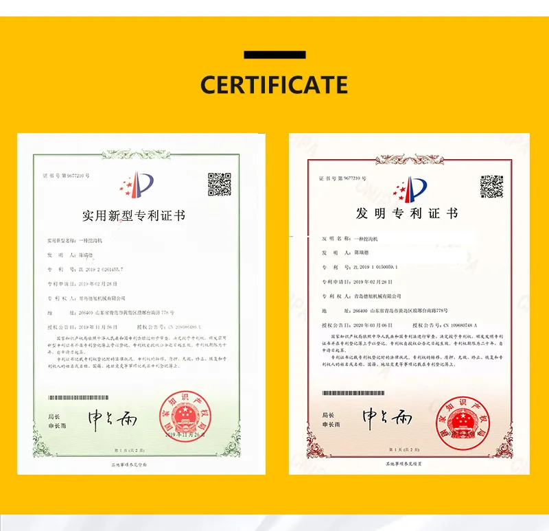 15HP 600mm Small Trencher, Trencher Ditcher, Trencher Machine Digging