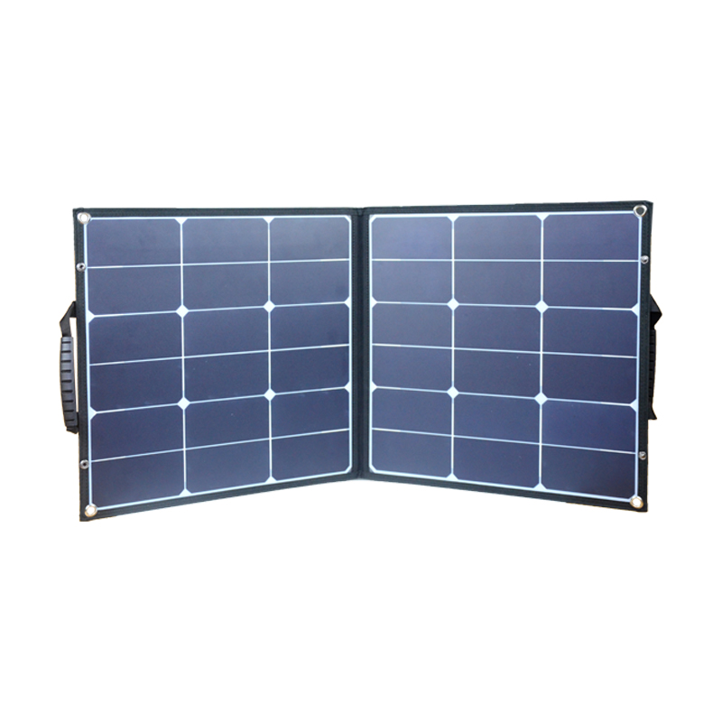 What can portable solar panels charge?