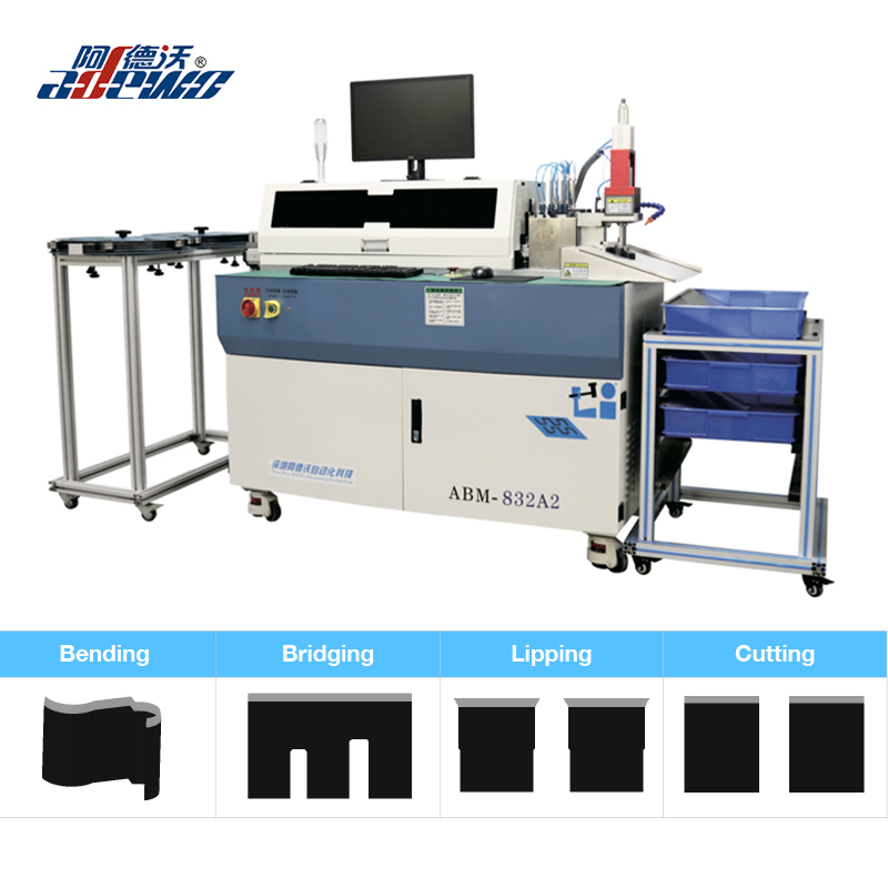 What is the basic operation of a bending machine?