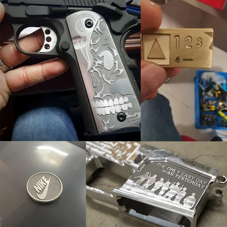 20W Metal Jewelry Plastic Fiber Laser Marking Engraving Machine with Enclosed