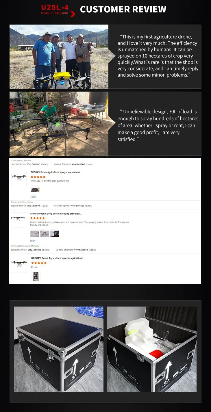 25L High Quality Sprayer Drone with Multirotor Drone6-12s