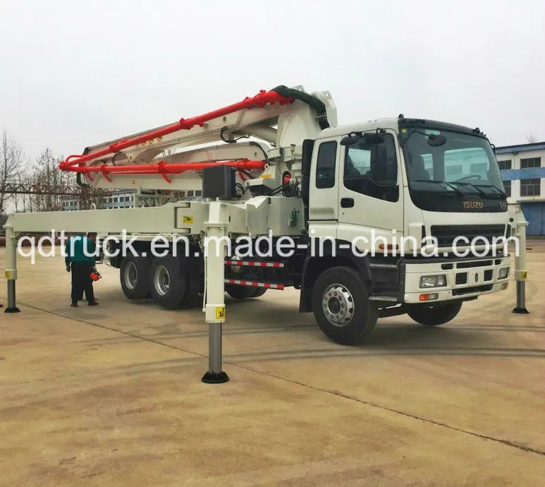 37M truck mounted concrete pump/ ISUZU Concrete Pump Truck