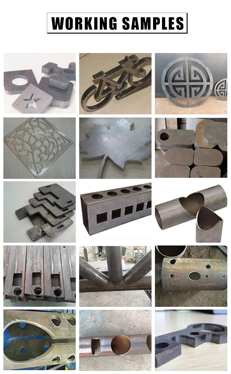 4 Axis CNC Plasma Cutter 63A 100A 160A 200A Steel CNC Plasma Cutting Machine with Rotary for Metal Sheet Plate Square Round Tube