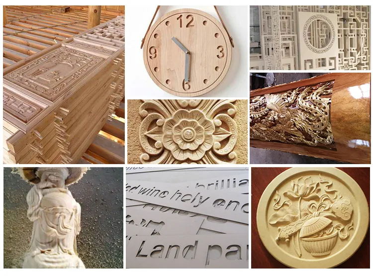 4 Axis Rotary 3D Wood Cylinder Engraving CNC Router Vacuum Table 1325 Woodworking Machine Carving CNC Engraver