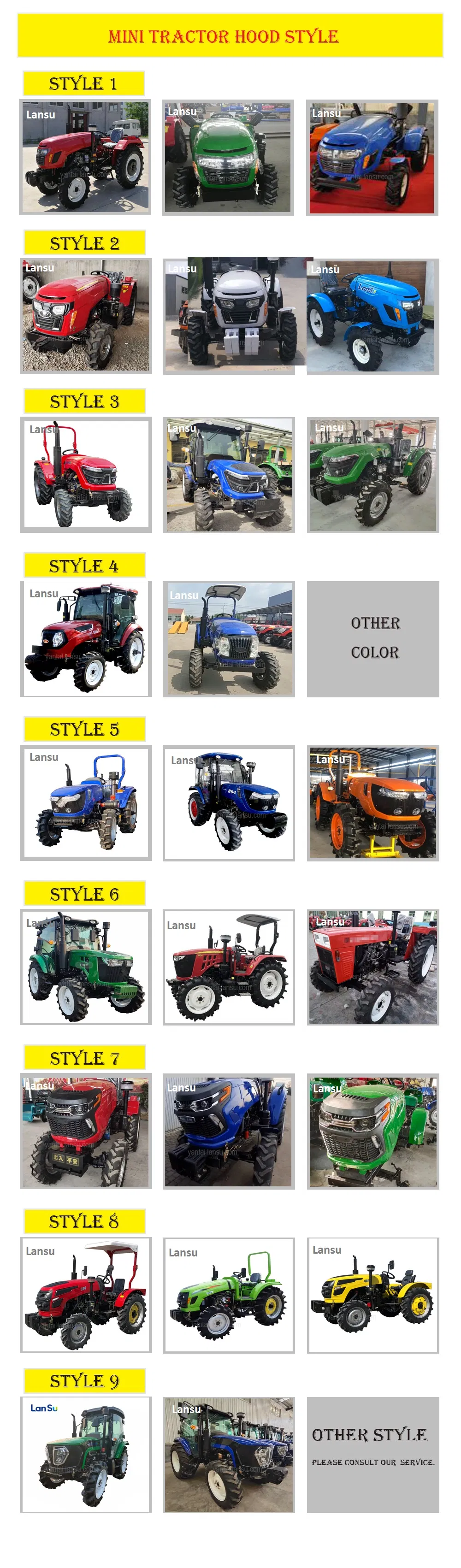 45HP Tractor 45 Horse Power Engine for Cheap Agricultural Tractor