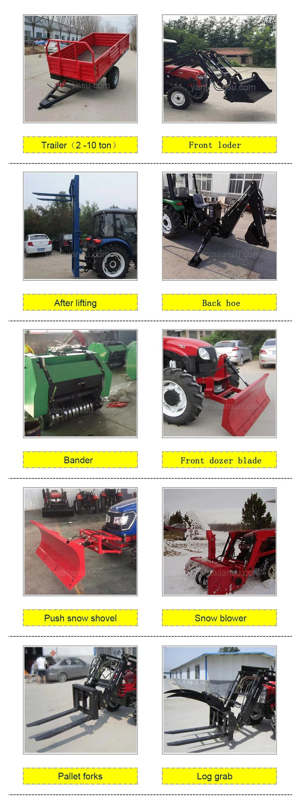 45HP Tractor 45 Horse Power Engine for Cheap Agricultural Tractor