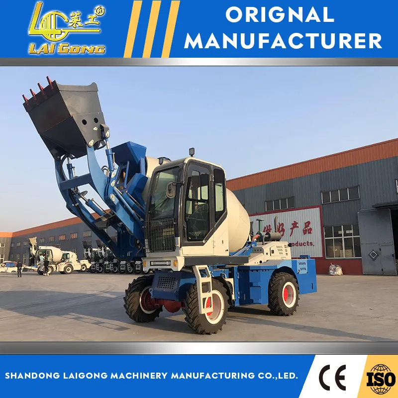 4m3 Portable Automatic Self Loading Concrete Mixer Truck