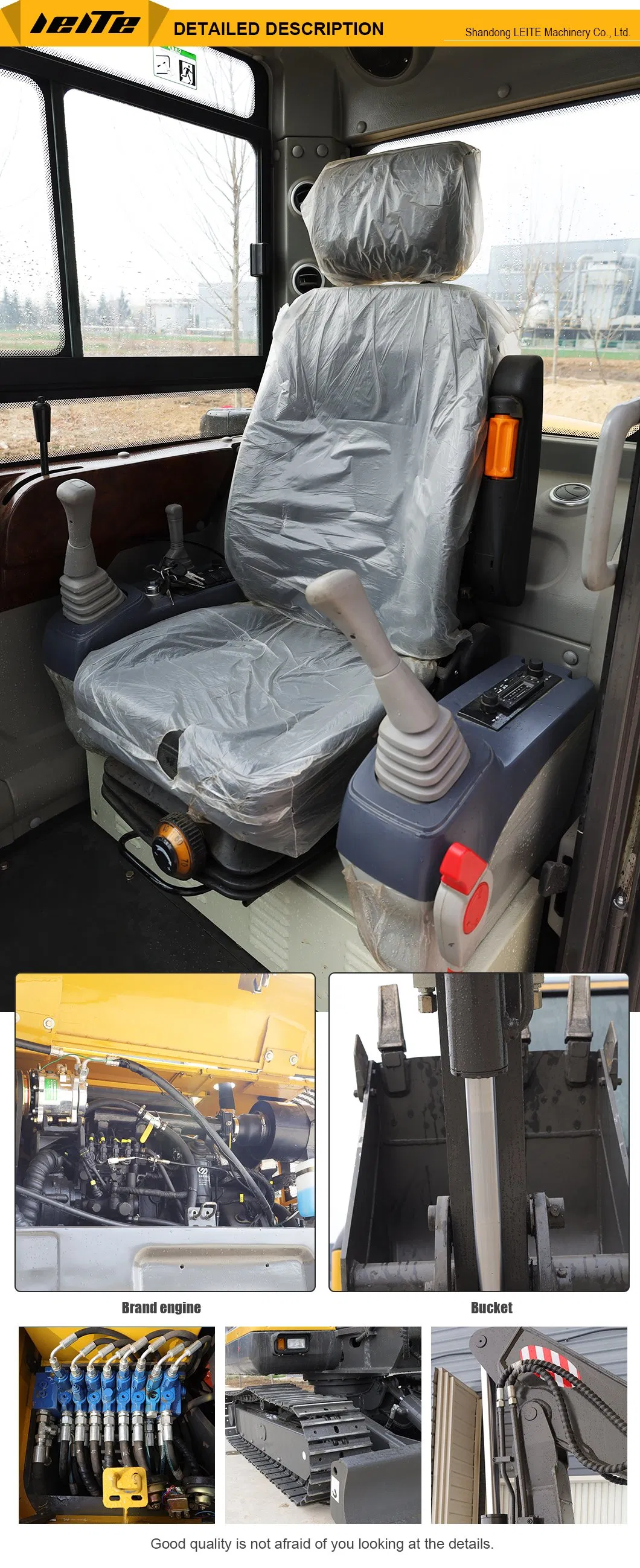 5 Ton Shovel Excavator 5 Ton Mini Bagger Excavator 5 Tonne Mini Excavator