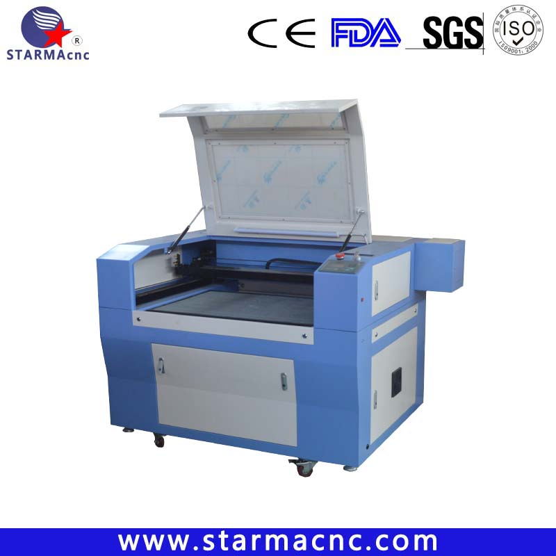 600* 900mm 60X90cm Small CO2 Laser Engraving Machine for Wood MDF Paper