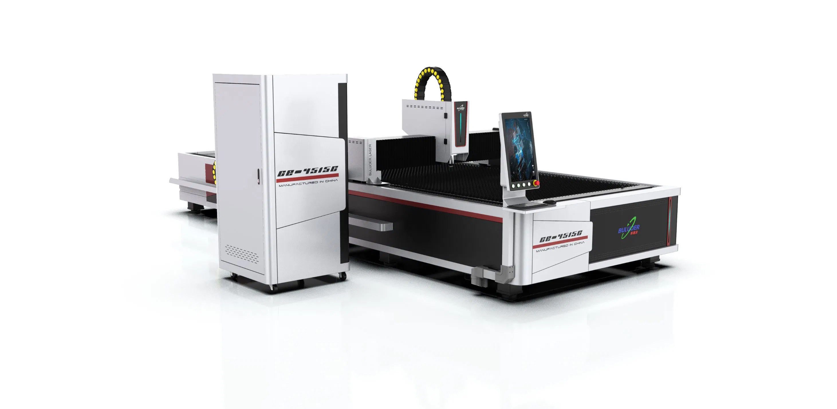 6025 Fiber Laser Aluminum Metal Cutting Machine 1500W Raycus Laser Power