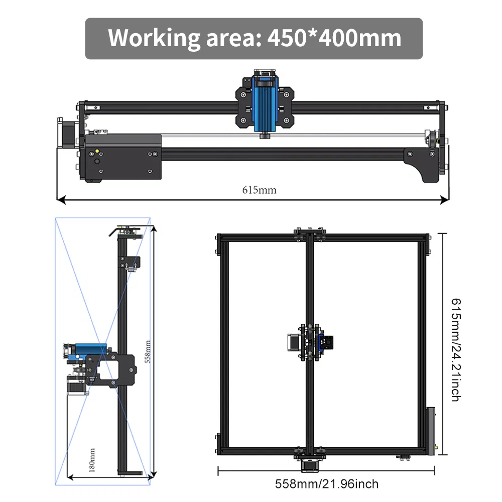 7W/15W/20W/40W Laser Engraving Machine Cutting Machine