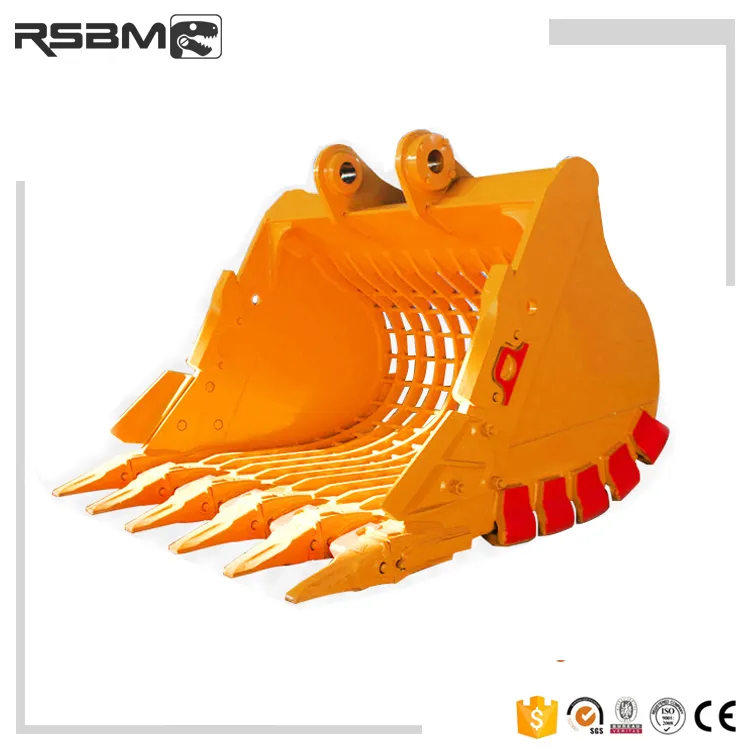 9.5t Excavator Sift Bucket with 90mm*90mm Grid Size