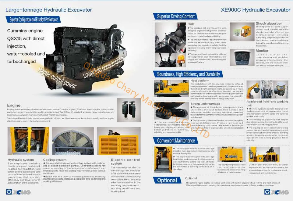 90 Ton Hydraulic Crawler Excavator Xe900c