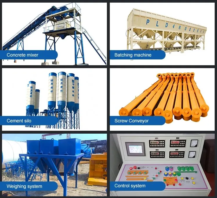 90m3/H Fixed Concrete Batching Plant with Best Price