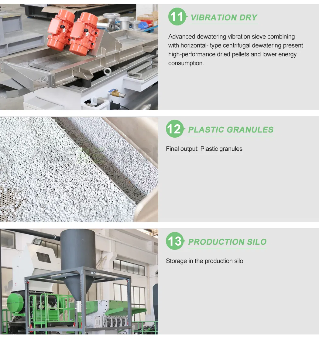 Aceretech Easy to Operate Conical Twin Screw PE PP Woven Bag Recycling Pelletizing Extruder Machine
