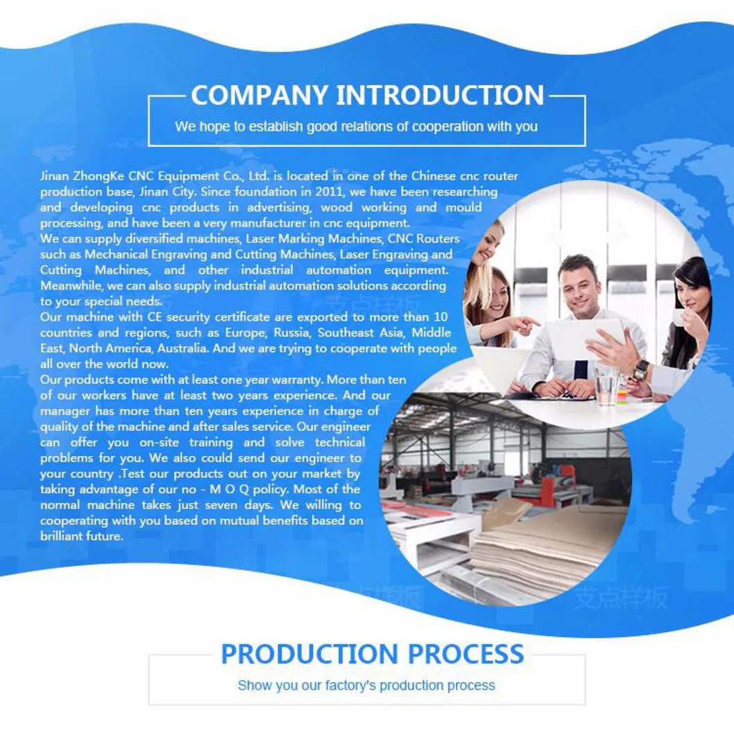 Al/UL Auto Tool Changing Wood 3D CNC Router