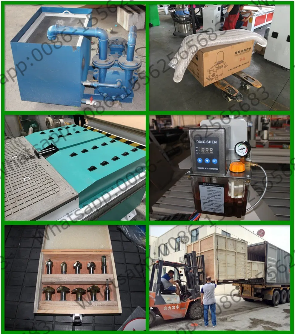 Al/UL Auto Tool Changing Wood 3D CNC Router