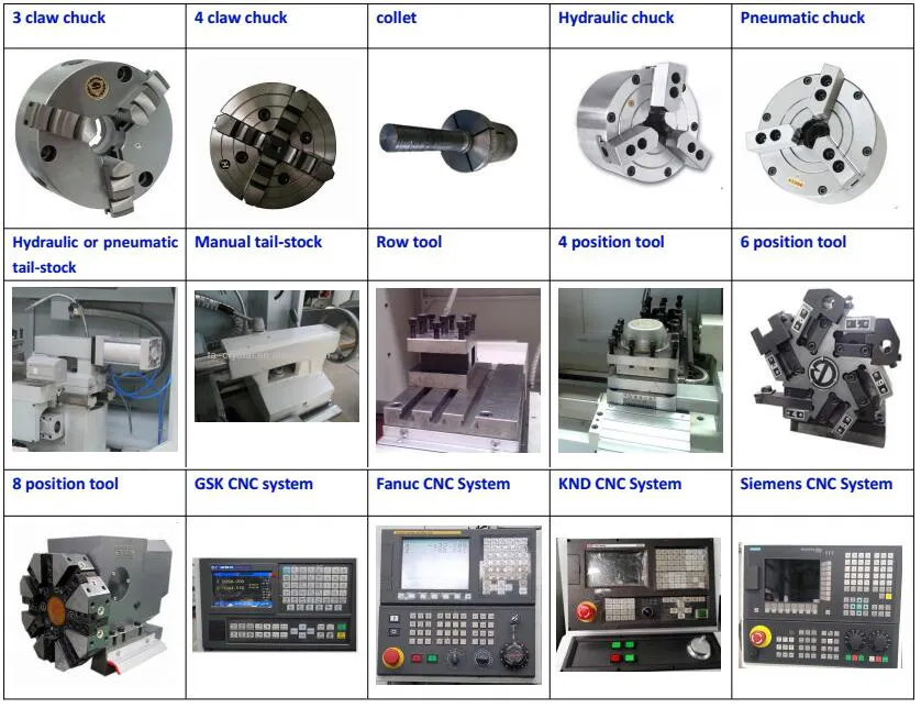 Automatic Horizontal Cjk6150b-2 CNC Lathe Turning Machine