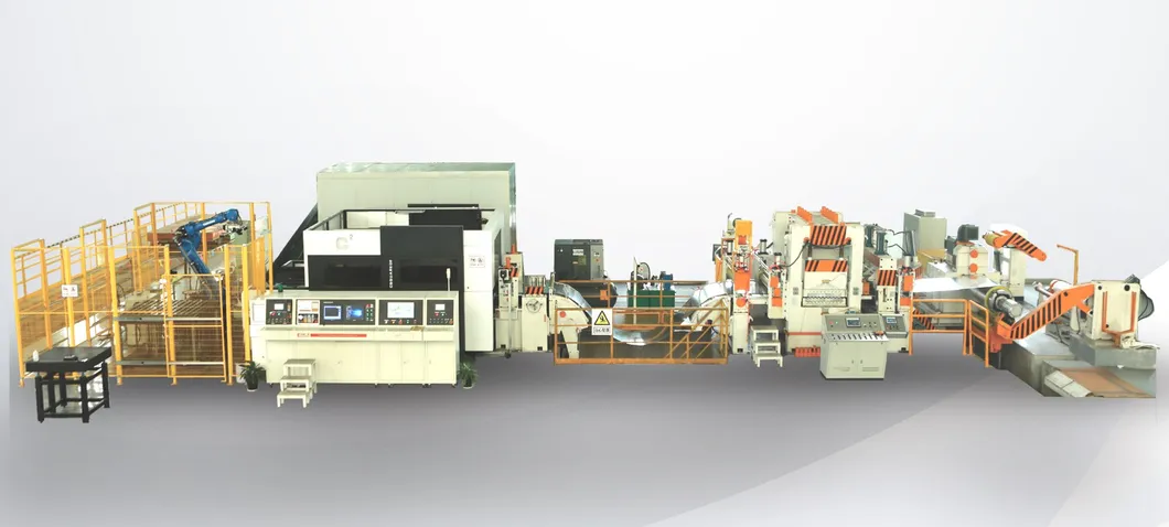 Automatic Nc Servo Stainless Steel Laser Cutting Machine Blanking Line