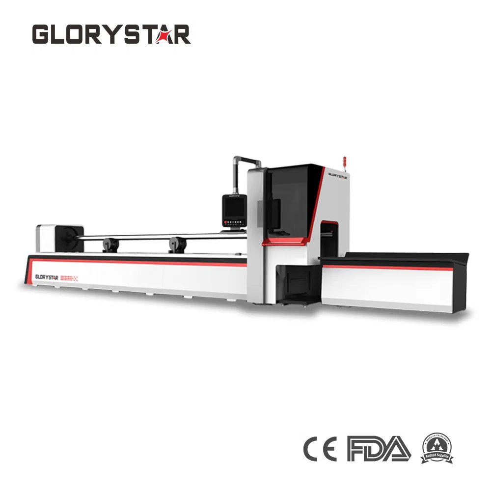 Beam Fiber Laser Tube Cutting Machine GS -6022tg for Electric Cabinet and Elevator Manufacturing