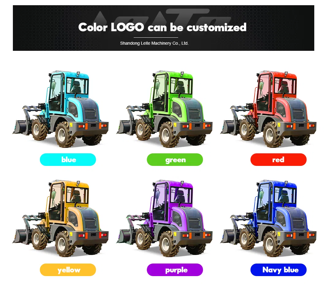 Best Sell Mini Small Wheel Loader Engine Power Loading Capacity 2000 Kg for Sale
