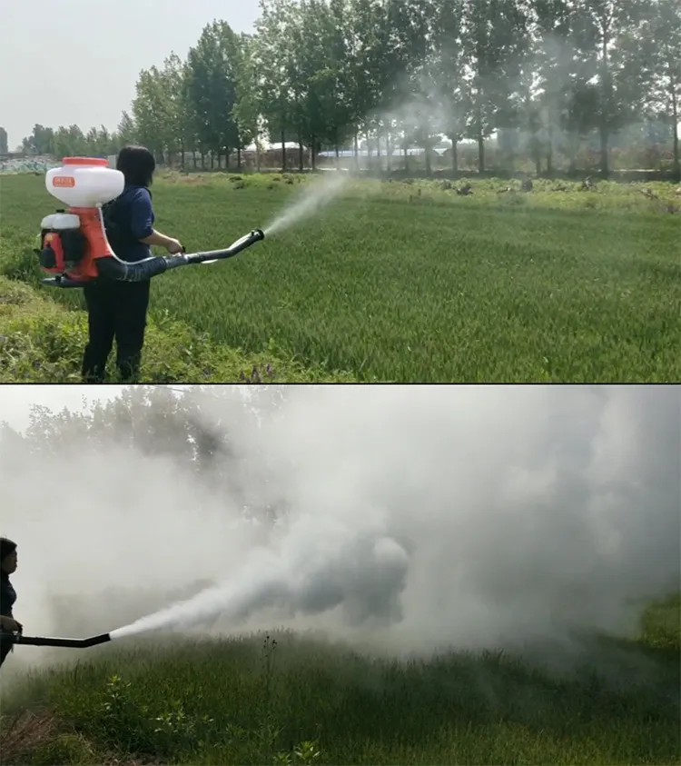 Big Capacity of Orchard, Greenhouse, Farm Using Knapsack Gasoline Engine Power Sprayer