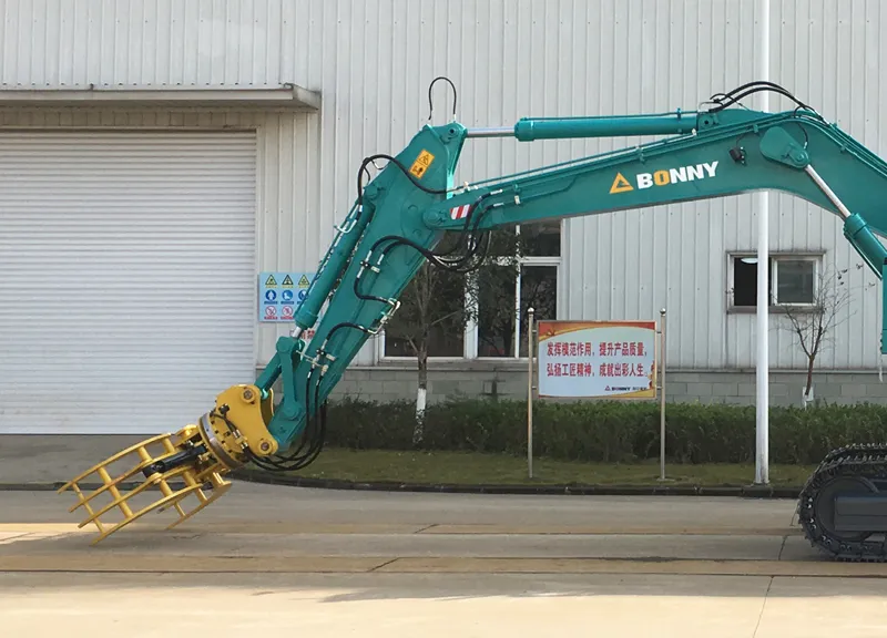 Bonny New Wzy22-8c 22 Ton Hydraulic Material Handler with Fork Type Grab Made in China