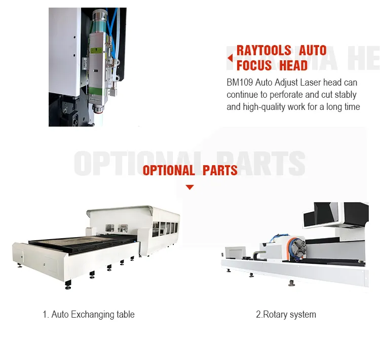 Ca-1530 Hot Sale Ipg Raycus CNC Fiber Laser Cutting Machine for Stainless Steel