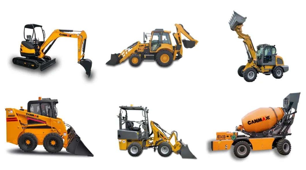 Canmax Mini Hydrulic Wheel Loader 1.0 1.2 Ton 1.0 1.2t Cm912, Front End Loader, Front Loader for Sale