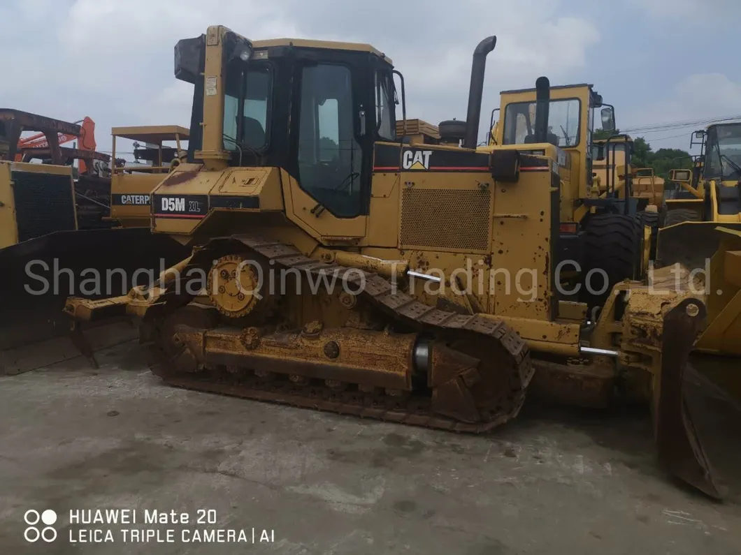 Cat D5 Bulldozer Used Caterpillar D5m Hydraulic Crawler Tractor Dozer for Sale