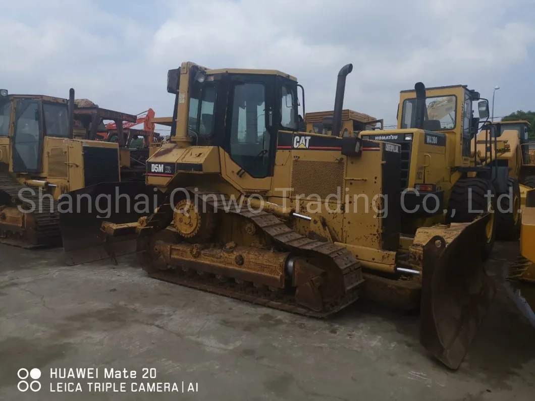 Cat D5 Bulldozer Used Caterpillar D5m Hydraulic Crawler Tractor Dozer for Sale