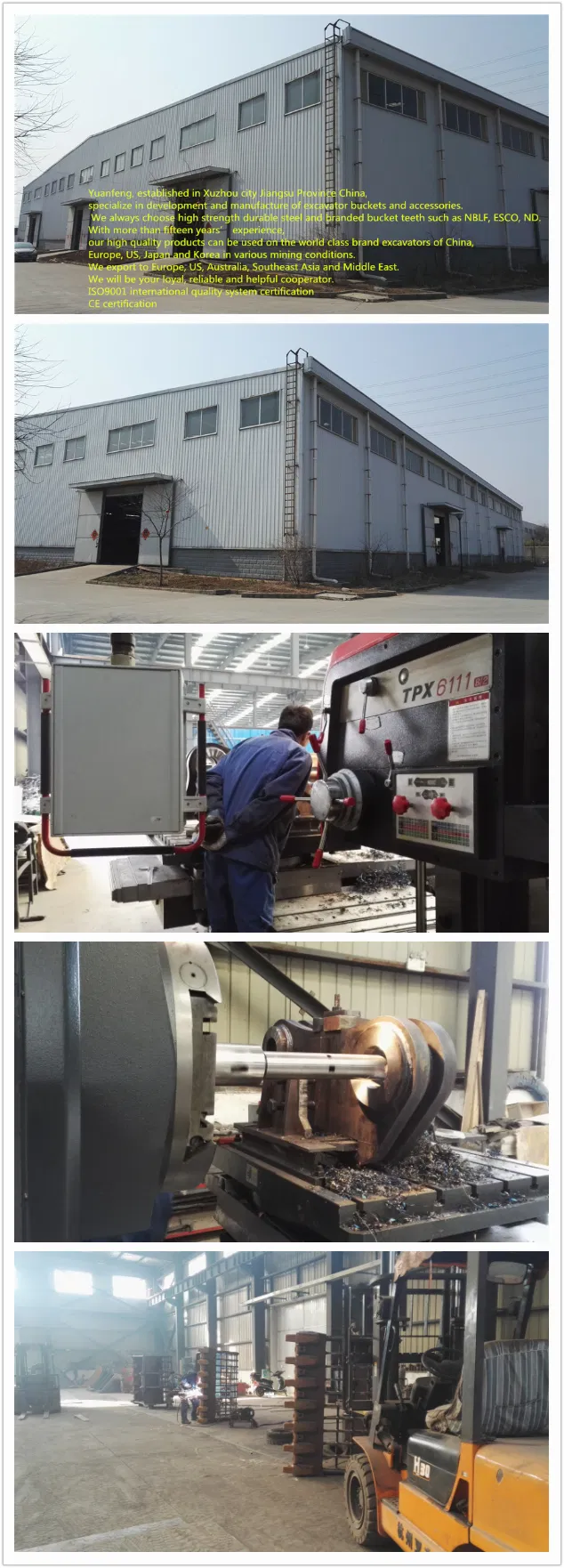 Cat Series Excavator Bucket and Parts