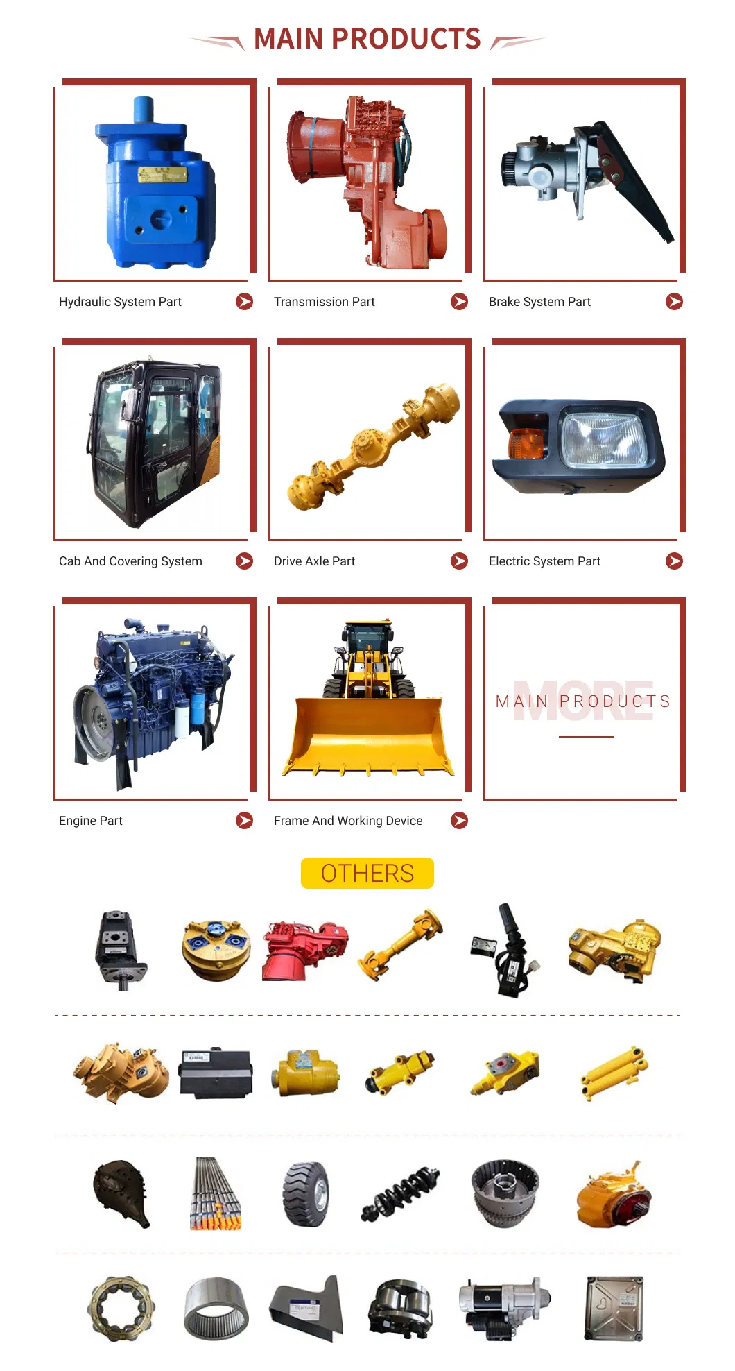 CE Approved Excavator Part Wei Chai Diesel Engine Parts for Sale