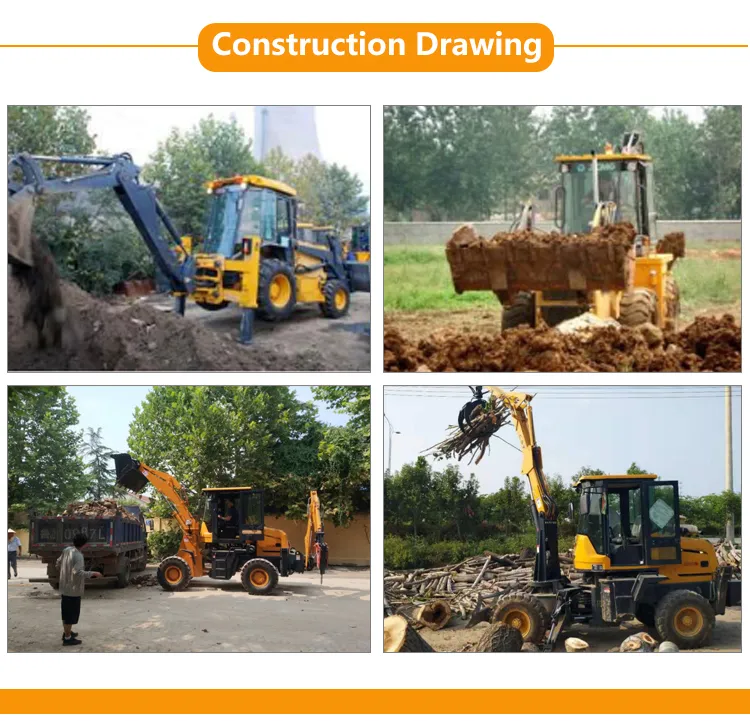 Cheaper Price Jdy 30-35 Backhoe CE Certified 3 Ton Wheel Loader 3X 4 X Model Backhoe Loaders