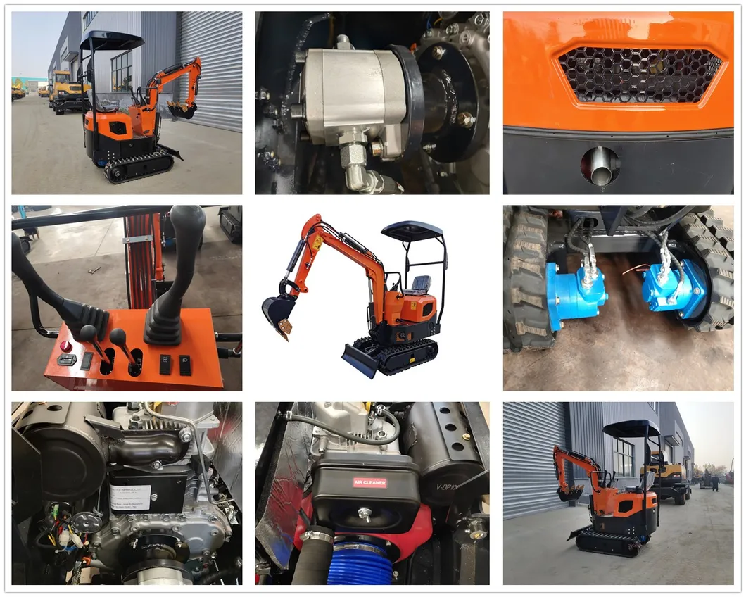 China 0.8~2ton CE/EPA We08/We10/We12/We16/We18/We20 Mini Bagger/Digger/Excavator for