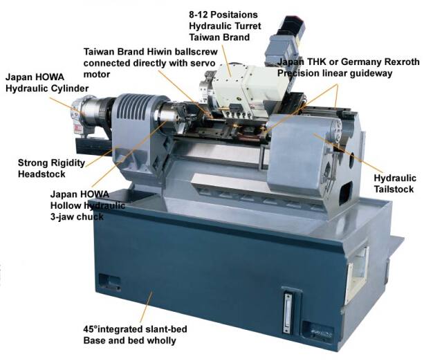 China CNC Lathe Machine Ck42t for Automatic Metal Cutting