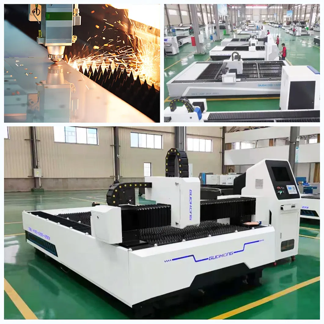 China Guohong Laser 3015 4020 6020 6025 8025 Ipg Raycus 6kw 8kw 10kw 12kw CNC Fiber Laser Cutting Machine for Metal Sheet