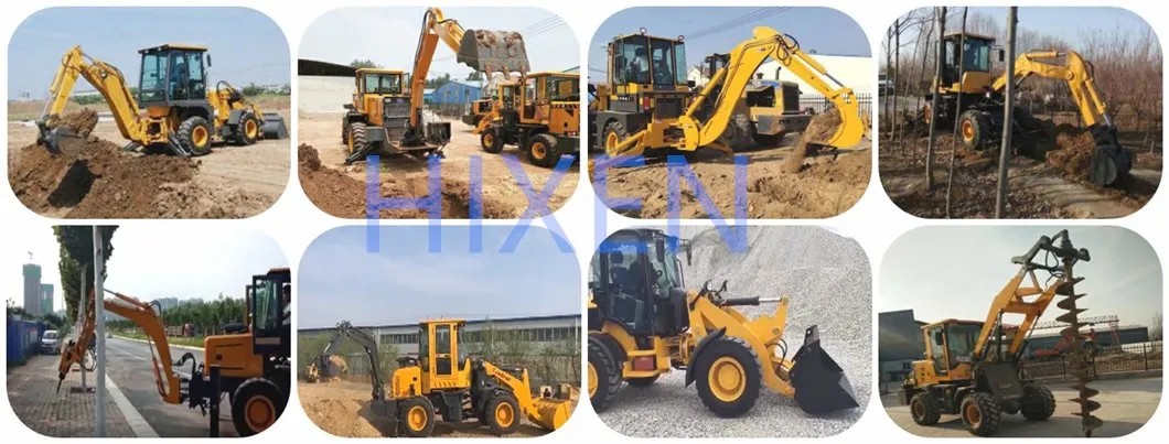 China Hot Sale Articulated Backhoe Loader Machine Wz40-28