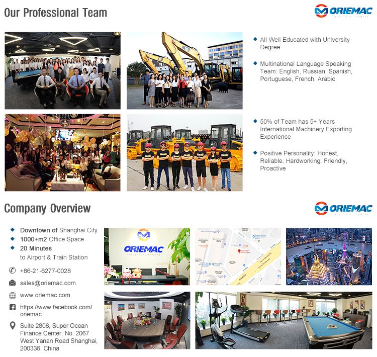 China Oriemac 3ton Wheel Loader Lw300fn Wheel Loader with Fork Price