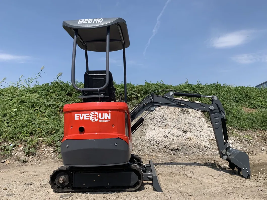 China Supplier Everun Ere10 PRO 1ton Crawler Small Digger Mini Excavator with Good Service