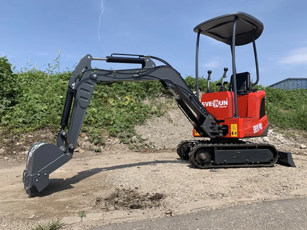 Chinese Everun ERE10 PRO 1ton Mini Crawler Micro Diggers Excavators for Sale
