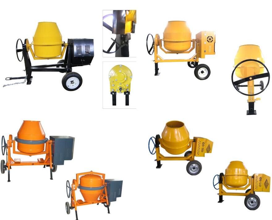 Cm400 China Hot Gasoline or Diesel Engine Concrete Cement Mixer
